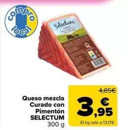 Selectum - Queso Mezcla Curado Con Pimenton 