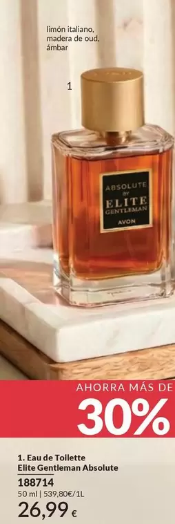 Eau De Toilette Elite Gentleman Absolute