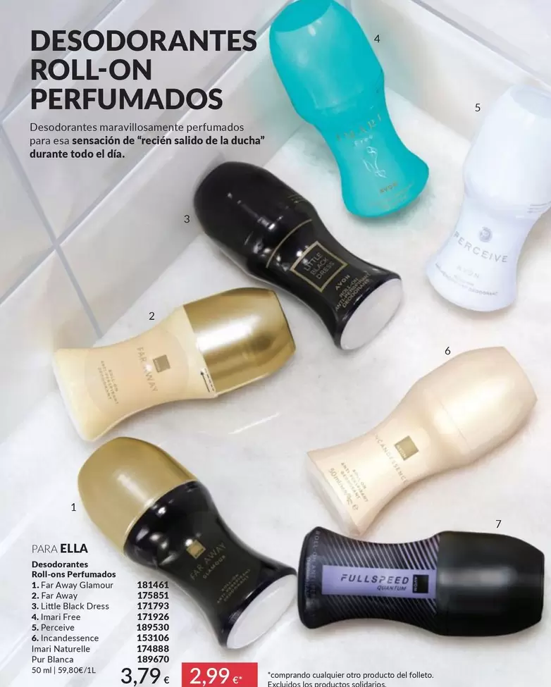 Desodorantes Roll-on Perfumados