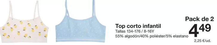 Top Corto Infantil