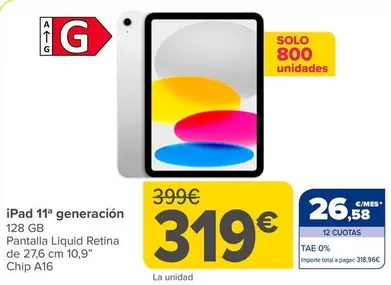 Apple - Ipad 11a Generacion