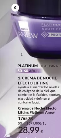 Crema De Noche Efecto Lifting