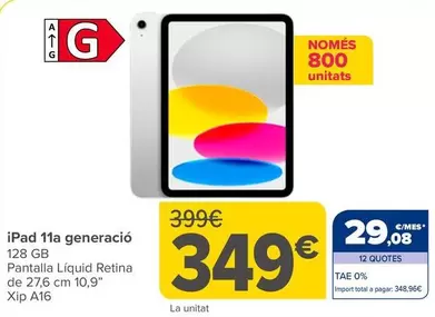 Apple - Ipad 11a Generacion