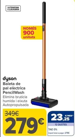 Dyson - Fregona Electrica Pencilwash