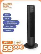 Taurus - Babel Ventilador Torre