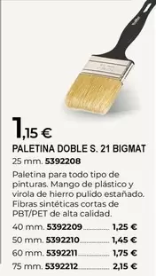 Bigmat - Paletina Doble S. 21