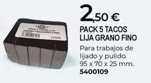 Pack 5 Tacos Lija Grano Fino