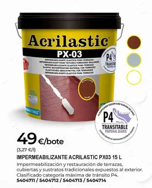 Impermeabilizante Acrilistic PX03