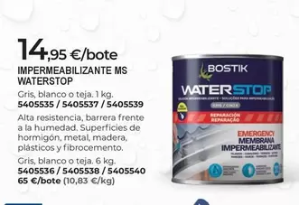 MS - Impermeabilizante Ms Waterstop