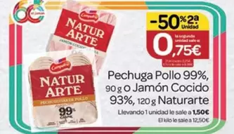 Body Natur - Pechuga Pollo 99% O Jamon Cocido 93%