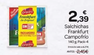 Campofrío - Salchichas Frankfurt