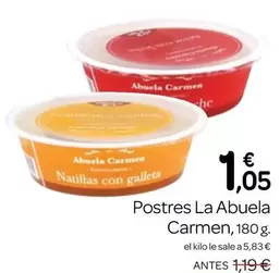 la abuela - Postres La Abuela Carmen