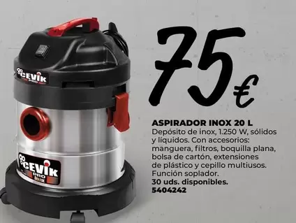 Cevik - Aspirador Inox