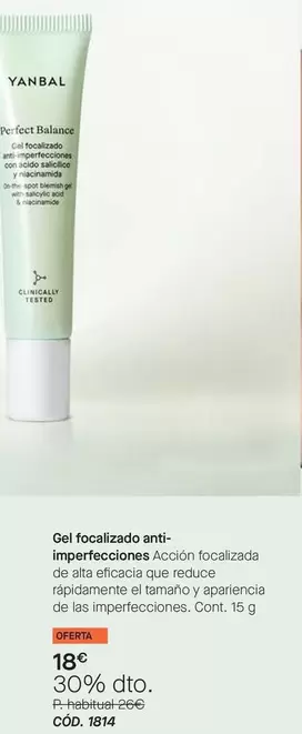 Yanbal - Gel Focalizado Anti Imperfecciones