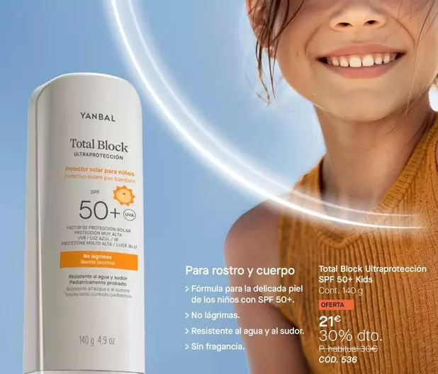 Yanbal - Total Block Ultraprofeción Spf 50+