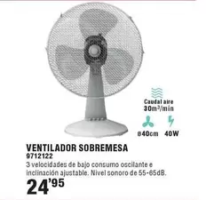 Sonedas - Ventilador Sobremesa