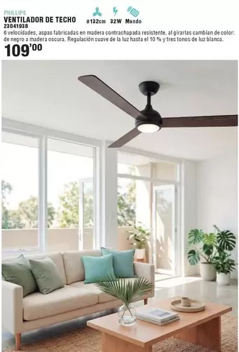 Tres - Ventilador De Techo