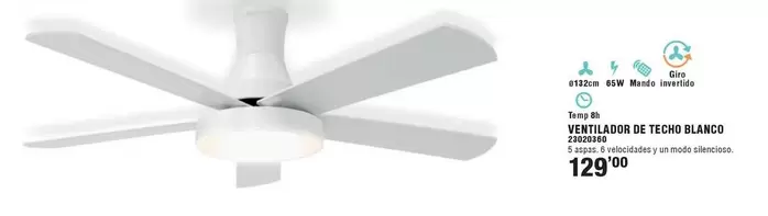 Giro - Vestilador De Techo Blanco