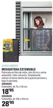antracita - Mosquitera Extensible