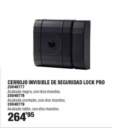 Lock Pro - Cerrojo Invisible De Seguridad 