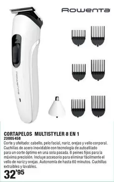 Rowenta - Cortapelos Multistyler 8 En 1