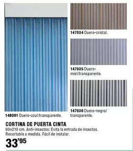 Cortina De Puerta Cinta