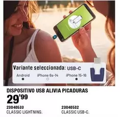 Dispositivo Usb Alivia Picaduras