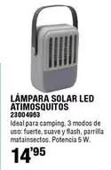 Solar - Lampara Led Atimosquitos