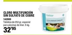 Natuur - Cloro Multifunción Sin Sulfato De Cobre