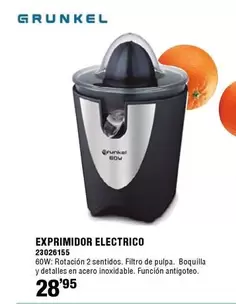 Grunkel - Exprimidor Electrico