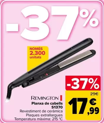 Remington - Plancha De Pelo S1370