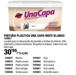 Titanlux - Pintura Plastica Una Capa Mate Blanco
