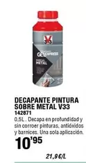 V33 - Decapante Pintura Sobre Metal