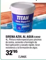 Titan - Sirena Azul Al Agua