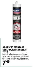 Quilosa - Adhesiovo Montaje Sellador MS Instant