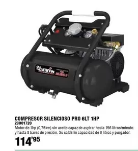 Habla del silencio - Compresor Pro 6lt 1hp