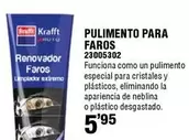 Krafft - Pulimento Para Faros