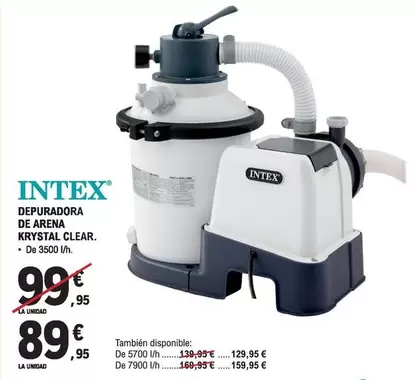 Intex - Depuradora De Arena Krystal Clear