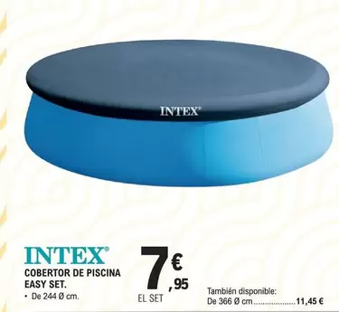 Intex - Cobertor De Piscina Easy Set