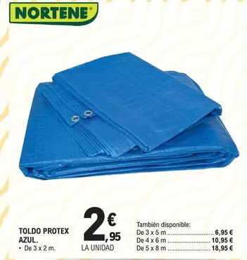 Nortene - Toldo Protex Azul