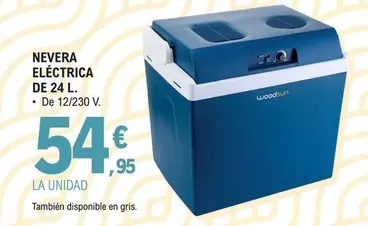 Woodsun - Nevera Eléctrica De 24 L