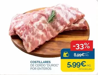 duroc - Costillares De Cerdo 'Duroc' Por Enteros