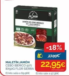 Flor - Jamón Cebo Ibérico 50% 8x50g