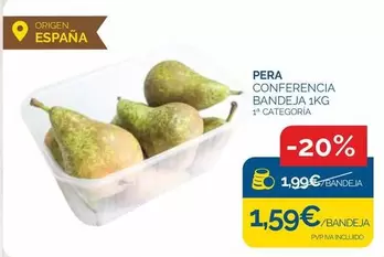 origen - Pera Conferencia Bandeja