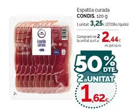 Condis - Espatlla Curada