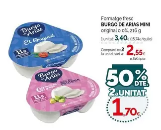 Burgo de Arias - Formatge Fresc Original O 0%