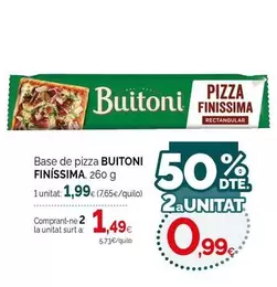 Buitoni - Base De Pizza Finissima