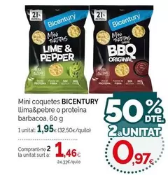 Bicentury - Mini Coquetes Llima&Pebre O Proteina Barbacoa