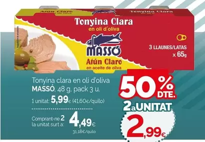 Massó - Tonyina Clara En Oli D'oliva