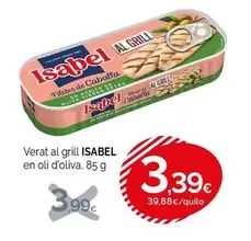 Isabel - Verat Al Grill En Oli D'oliva
